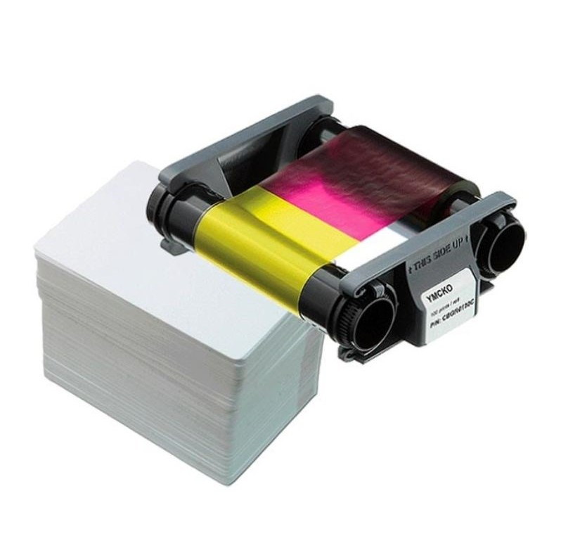 Evolis Έγχρωμη Μελανοταινία για Εκτυπωτή Badgy 200 - 100 Κάρτες